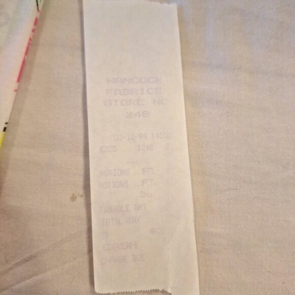 90s Neon Say No To Drugs Iron-On Fun Fabric 10x12 Wrights Bondex Vintage - Picture 7 of 7